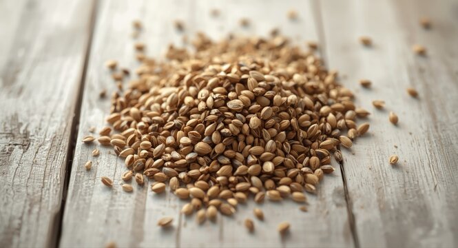 Textural closeup of seed and grain mixture for farm animal and bird nutrition