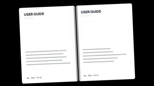 Essential instruction booklets and operation handbooks displayed, providing comprehensive guidance for new product setup and understanding complex systems