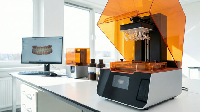 Digital Dentistry: 3D Printing Clear Aligners in Lab