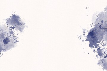 Obraz premium Luxury Navy Blue and Gold Splatter Frame with Copy Space On White Paper Background
