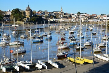 Pornic - Le port vu de Gourmalon