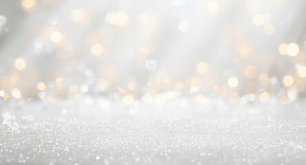 Magic illuminated white texture background with soft blurred details for festive occasions