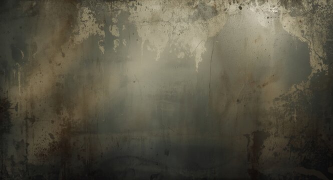 Grunge backdrop showing dust on mirror and grimy glass window textures