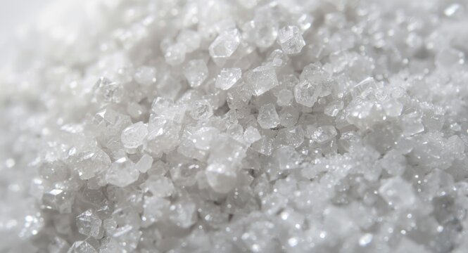macro texture of crystalline ammonium nitrate granules
