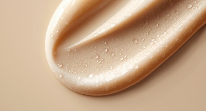 Skincare hydration benefits showcased by close-up view of urea cream texture with droplets
