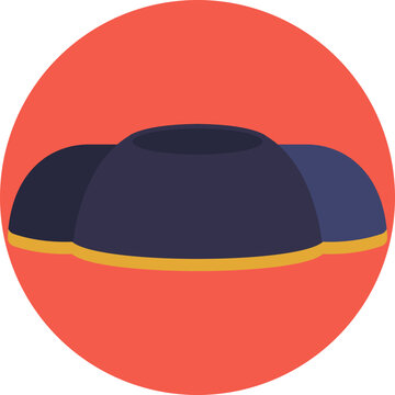 Symbol of Spanish bullfighting culture &ndash; This icon represents the iconic headpiece associated with Spain&rsquo;s historic bullfighting tradition.