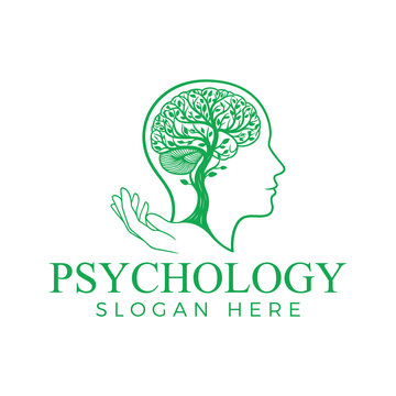 Green logo of a human head with a tree growing out of it