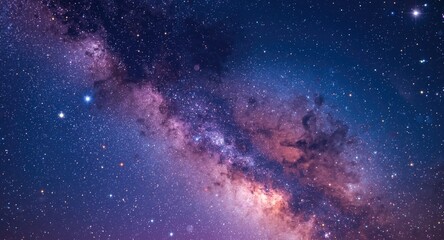 Fototapeta premium vivid 3D astronomy background featuring a star studded cartoon sky