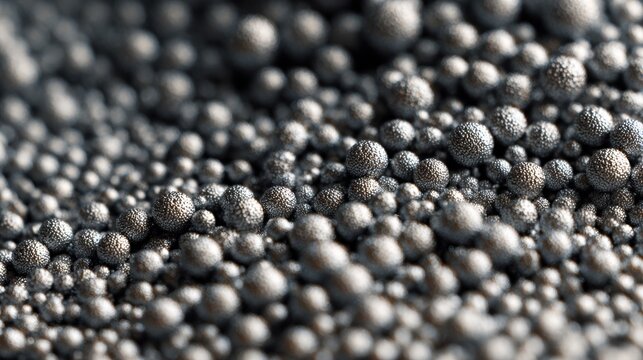 Detailed Micro Surface Texture of Nickel Alloy Powder Granules