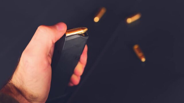 Close-Up Tactical: Unloading Ammo Magazine