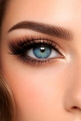 Obraz premium close up of female eye