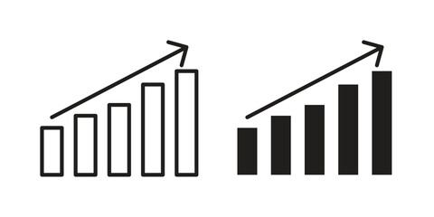 Chart icon collection with multiple styles. EPS10