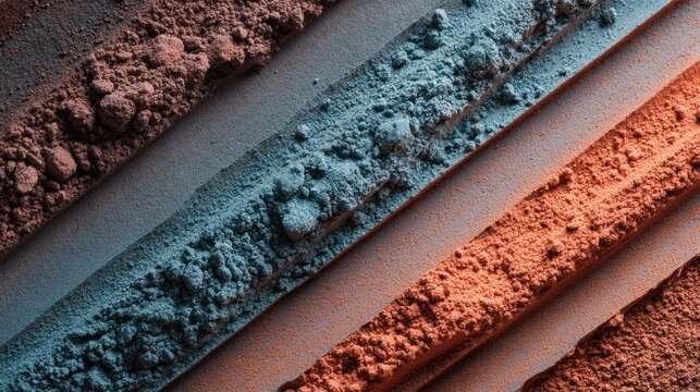 High Fidelity Flat Lay of Industrial Battery Anode Material Powder