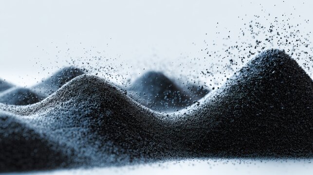 High Fidelity Background of Conductive Carbon Powder for Science