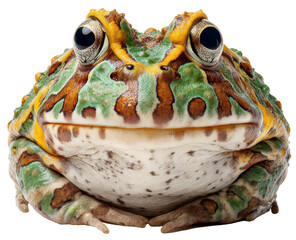 horn frog isolated on transparent background
