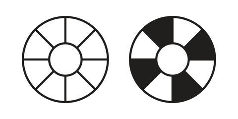 Life buoy icon collection with multiple styles. EPS10 © David