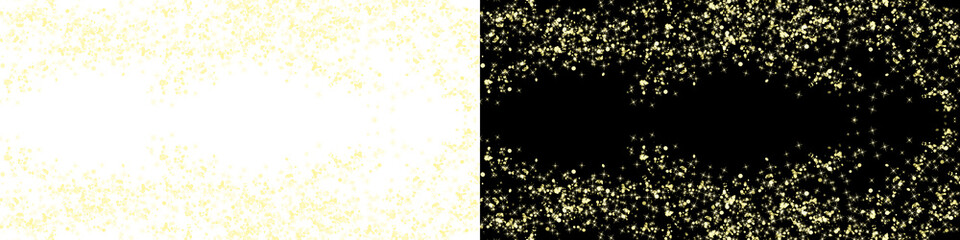 luxury gold sparkle frame png transparent background overlay