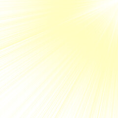 bright radial sunshine png transparent background, glowing sunbeam burst png isolated overlay, yellow light rays transparent background png