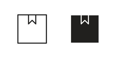 Package icon collection with multiple styles. EPS10