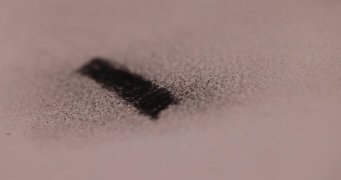 black pencil on paper , drawing on paper with a wooden pencil with a black lead