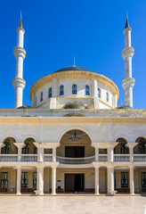 Fototapeta premium Courtyard view of Suat Gunsel Mosque Northern Cyprus