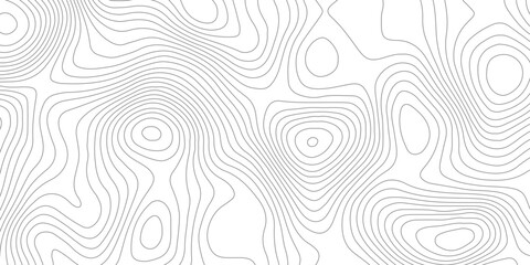 Geometric topographic map background with horizontal wave lines mountain relief texture. abstract geography illustration modern graphic design. © Vector Gallery