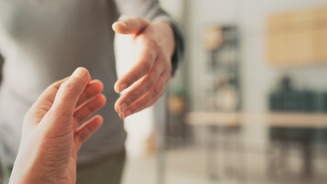 A helping hand for support	