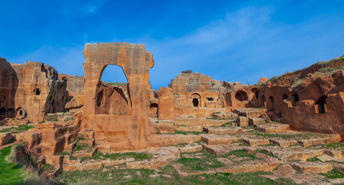 the andicent city of Dara, Mardin in Turkey