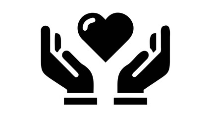 Obraz premium Protecting and caring for love and kindness with open hands