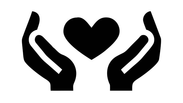 Protecting and caring for love and kindness with gentle hands