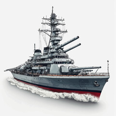 Fototapeta premium Warship Very Cool Design