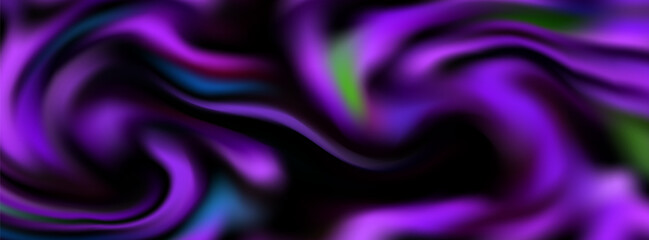 Obraz premium Abstract Purple Swirl Background With Fluid Smoke Waves And Vibrant Neon Accents