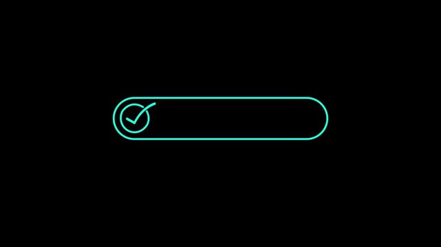 Animated one shape animated black background.