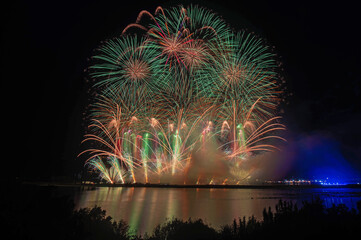 やつしろ花火大会「特別スターマイン」