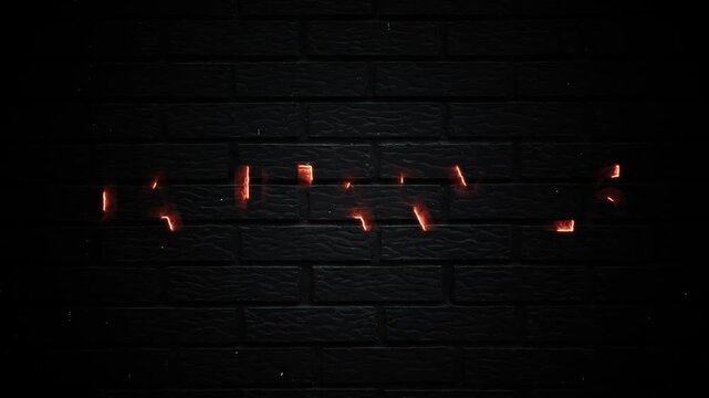 26th January Twenty Six 26 Text Glowing Neon Month Date On Brick Background
