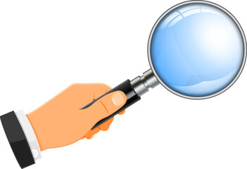 Magnifying Glass in Hand