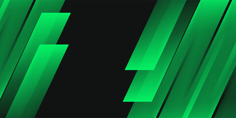 Abstract sport background with vibrant green diagonal shapes. High quality sport background with futuristic and geometric shapes.