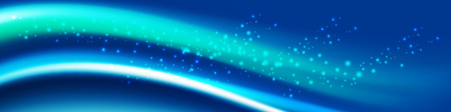 attractive abstract background LinkedIn cover design