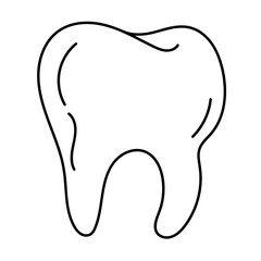 Obraz premium vector tooth icon