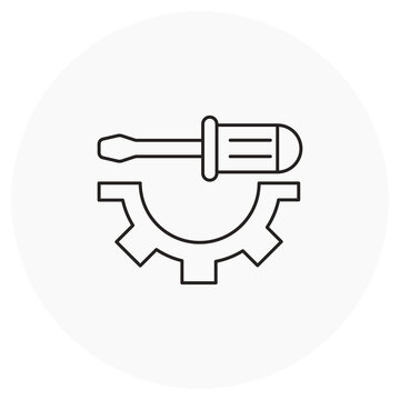 Ease of Installation Icon, Easy Setup Icon Design, Quick Installation Illustration, User-Friendly Assembly Graphic, Hassle-Free Setup Artwork, Simple Installation Guide Icon