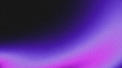 Obraz premium Vibrant purple-to-pink gradient abstract background with a pronounced, grainy noise texture. Smooth color transition from deep black to vivid magenta creates a modern, atmospheric visual.