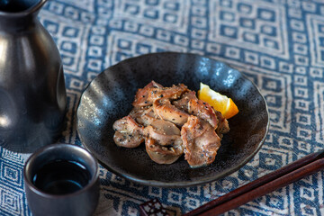 皿に盛った砂ズリ