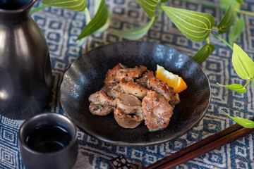 皿に盛った砂ズリ