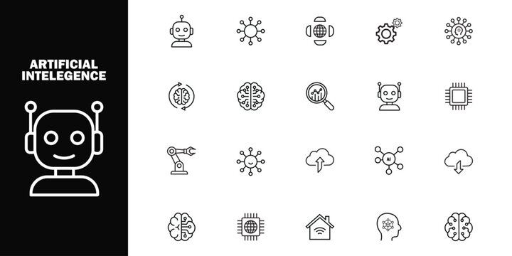 Artificial intelligence robot brain chip cloud and network