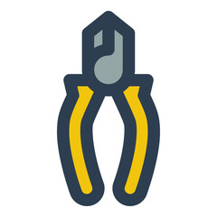 plier filled outline icon