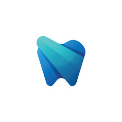 Modern Professional Dental Care Logo Icon for Dentistry Clinic
