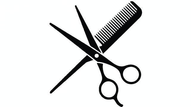 Scissors and comb for hair cutting tools