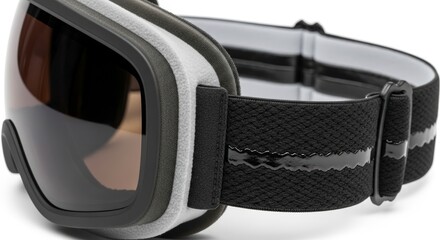 Ski Goggles with Black Strap Closeup.