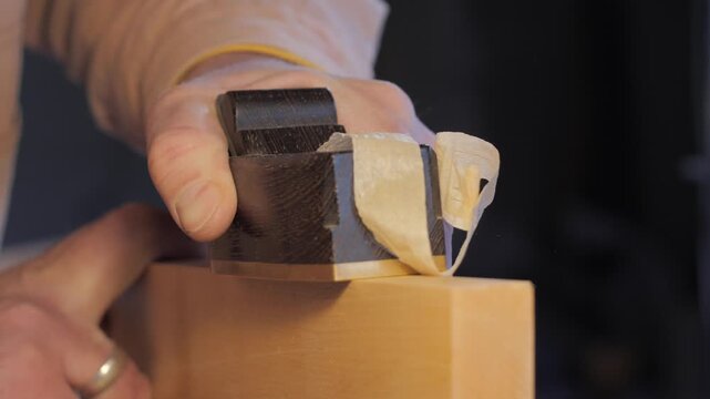Hand plane woodworking