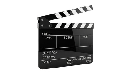 Obraz premium Professional film clapper board for movie production